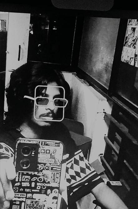Kalidas Monochrome Mirror Portrait